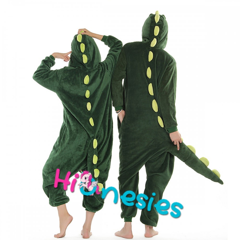 Green Dinosaur Onesie, Green Dinosaur Pajamas For Adult Buy Now