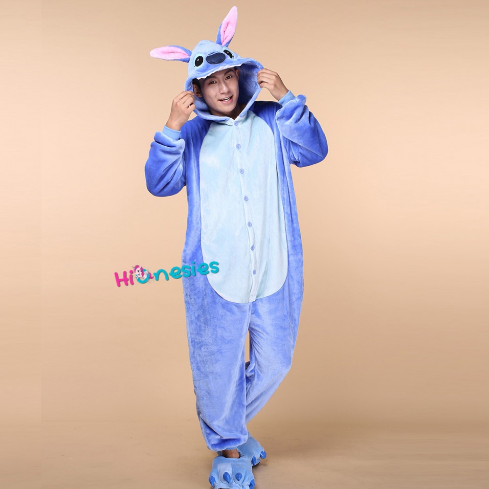 Stitch and Angel Onesie, Stitch and Angel Pajamas For Adult Buy Now