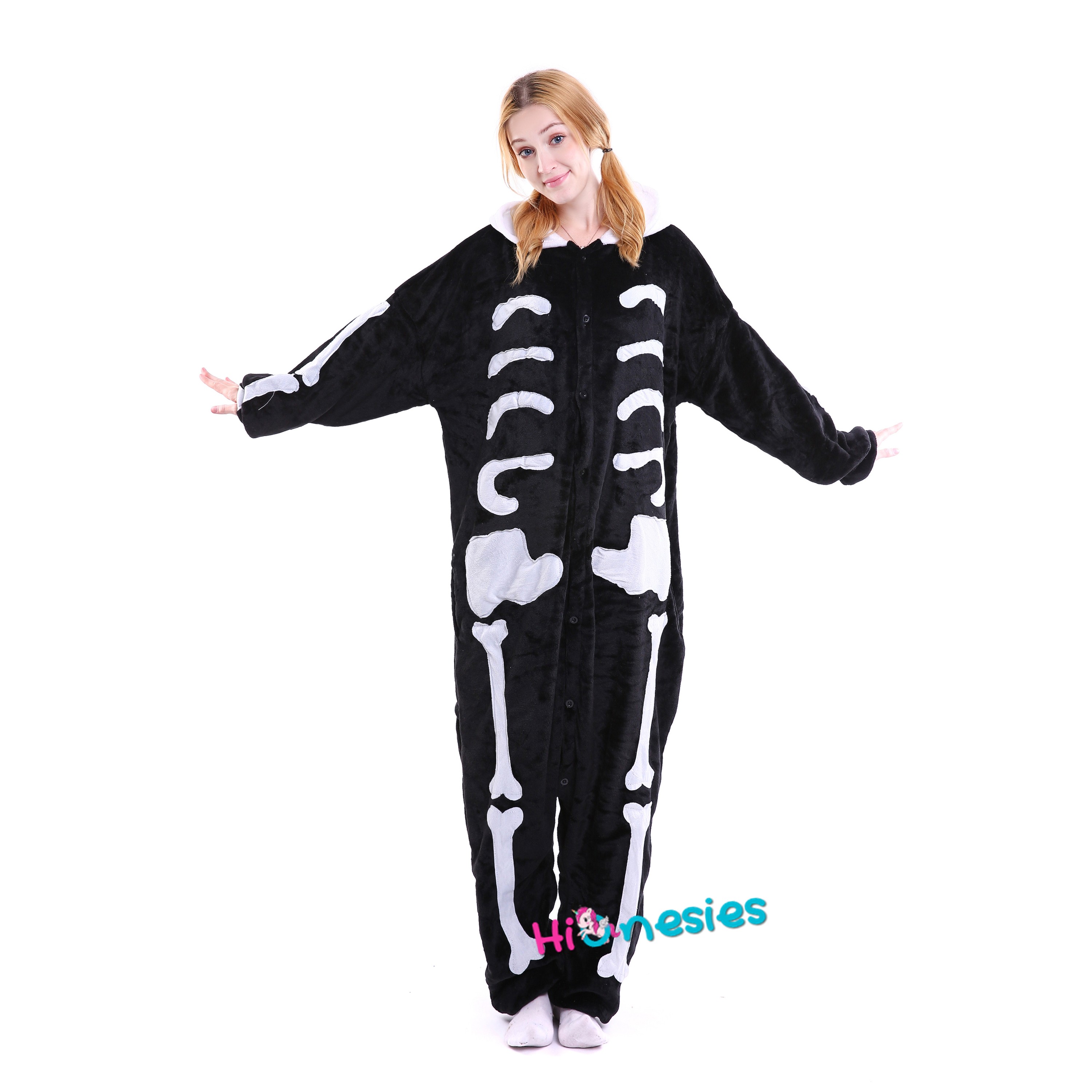 Skeleton Onesie, Skeleton Pajamas For Adult Buy Now