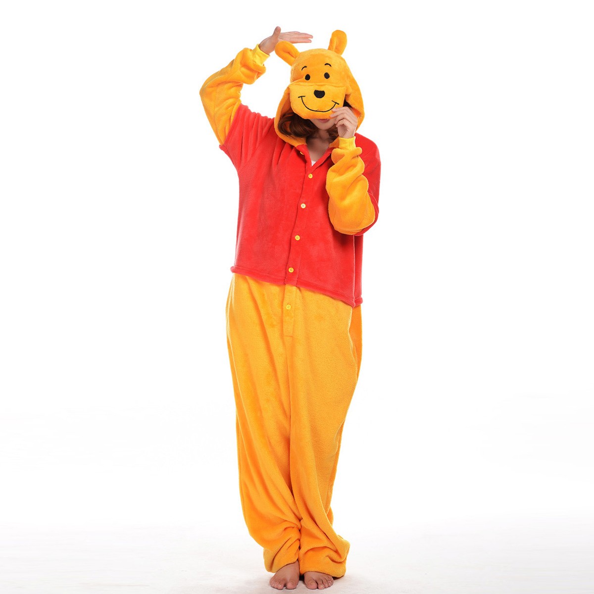 Kigurumi Pijama Winnie The Pooh Cosplay Buena Calidad 