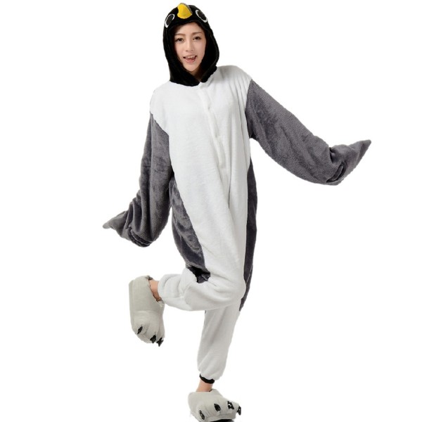 Penguin Onesie Animal Kigurumi Pajama Unisex Women & Men Halloween Party Costumes