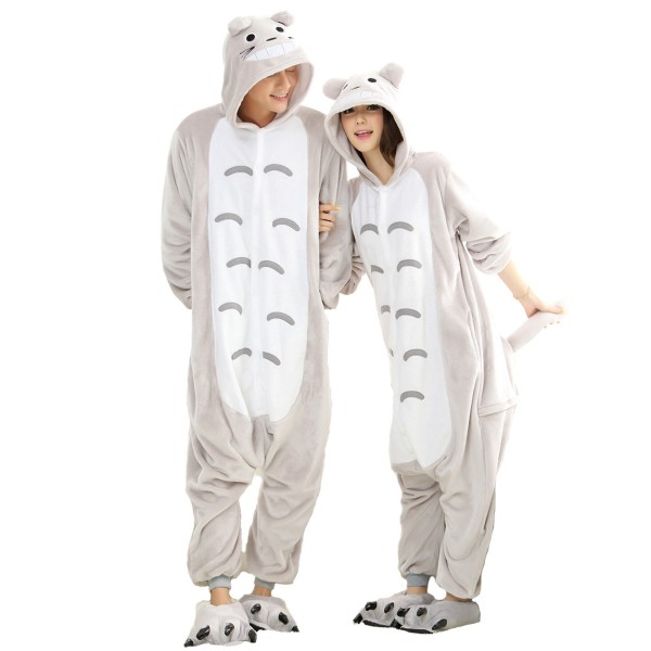 Womens Unisex Adult Pajamas Kigurumi Cosplay Animal Sleepwear Suit Custues 
