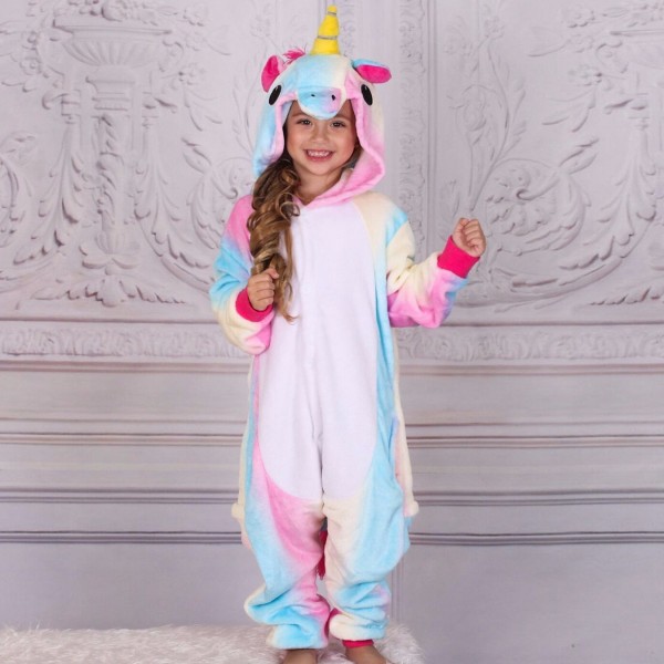Mommy & Me Rainbow Unicorn Pajamas for Mother and Daughter