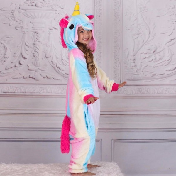 Mommy & Me Rainbow Unicorn Pajamas for Mother and Daughter