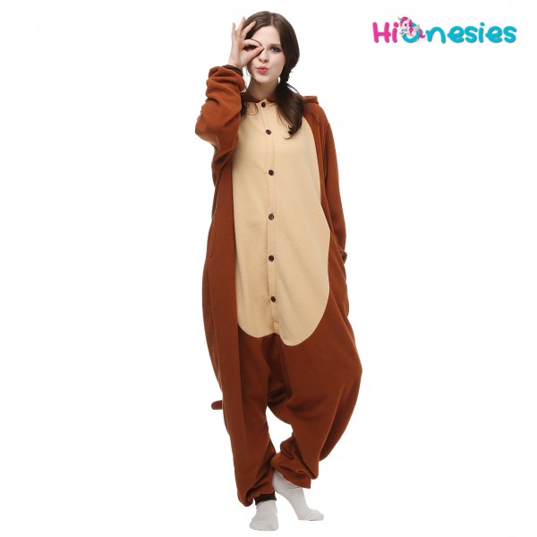 NEWPJS Onesie Adult Women Men Halloween Animal Pajamas Cosplay Sleepwear Costume Cartoon Outfit 