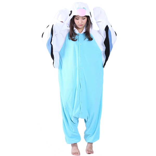 Blue Budgie Onesie Unisex Women & Men Animal Kigurumi Pajama Halloween Party Costumes