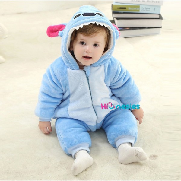 Baby Stitch Onesy Cute Soft Lilo /& Stitch Infant Newborn Pyjamas