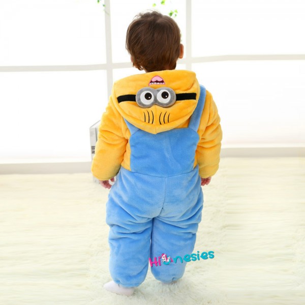 minion baby sleepsuit