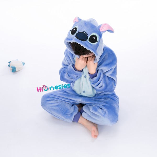 Pink Stitch Onesie Pajamas for Kids & Toddler Lilo & Stitch Animal