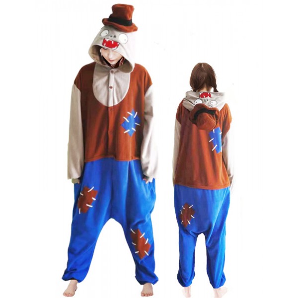 Plants Vs Zombies Costume Onesie Halloween Outfit Party Wear Pajamas