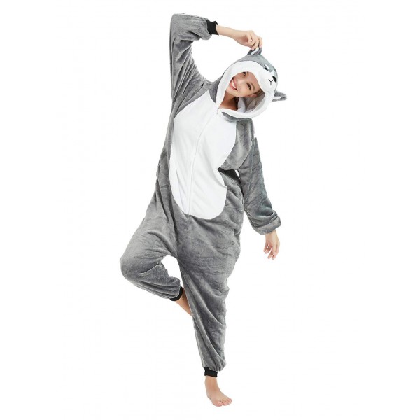 Husky Onesie Costume Halloween Outfit for Adult & Teens