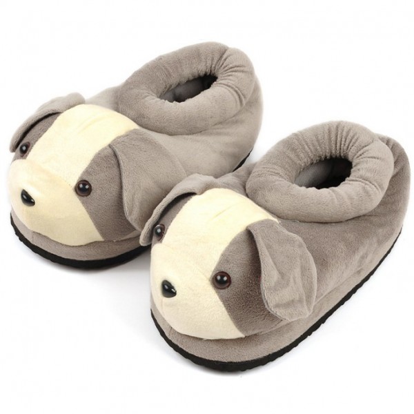 Dog Unisex Plush Paw Claw House Slippers Animal Costume Shoes